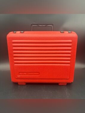 Sears Craftsman Electric Drill Case Replacement Red Plastic CASE ONLY NO TOOL